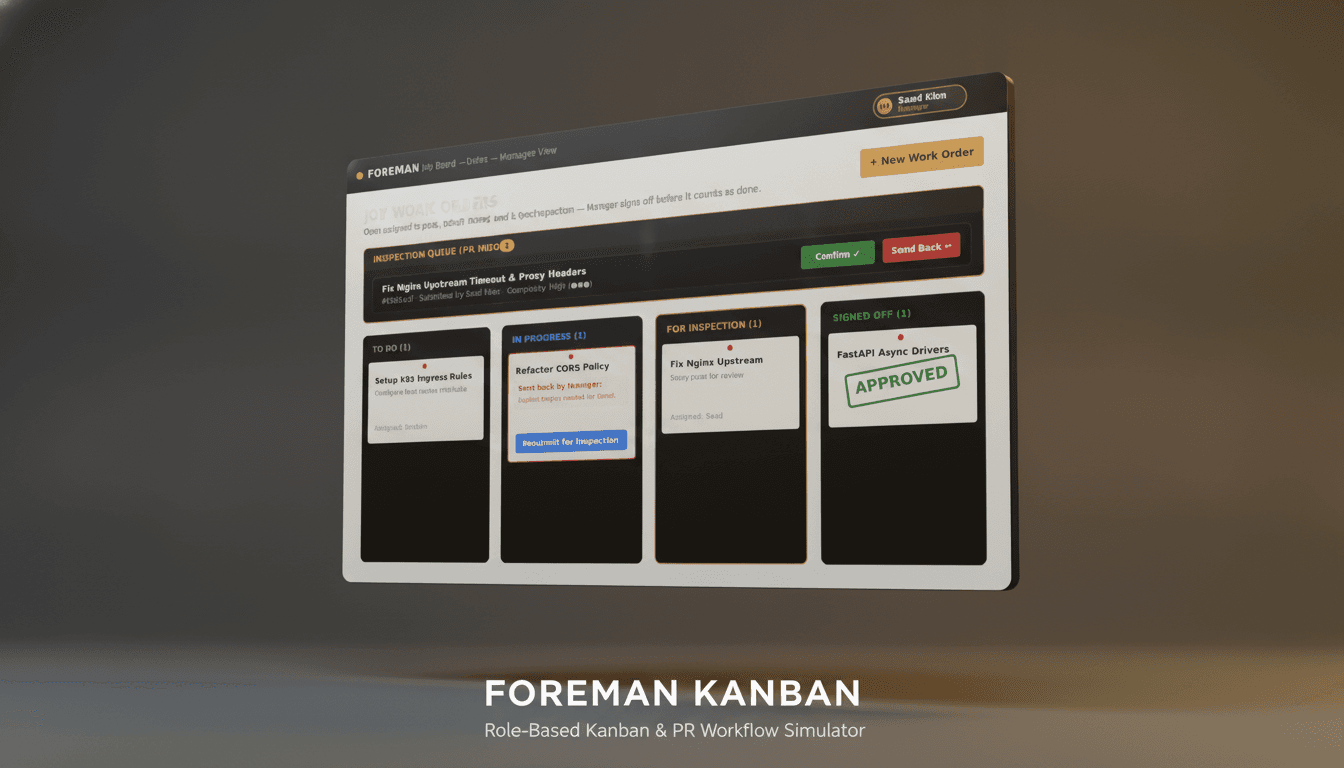 Foreman Kanban